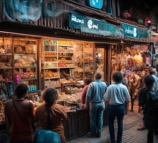 小群商贸店在社交媒体上的最新新闻热点